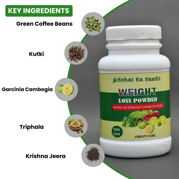 Weight Loss Powder – Burns Fat, Enhances Energy & Focus (100g) - Image 2