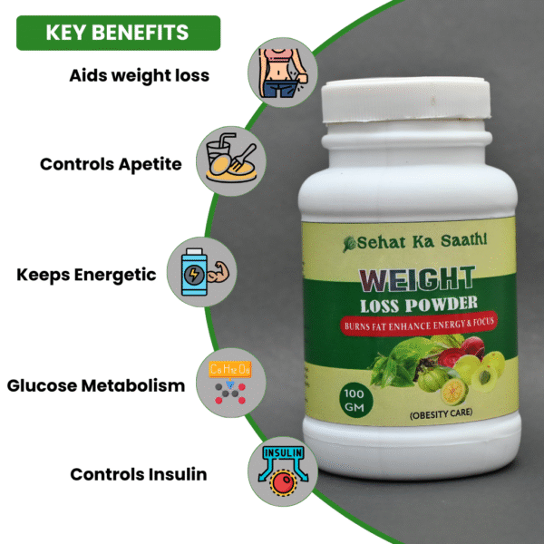 Weight Loss Powder – Burns Fat, Enhances Energy & Focus (100g) - Image 3